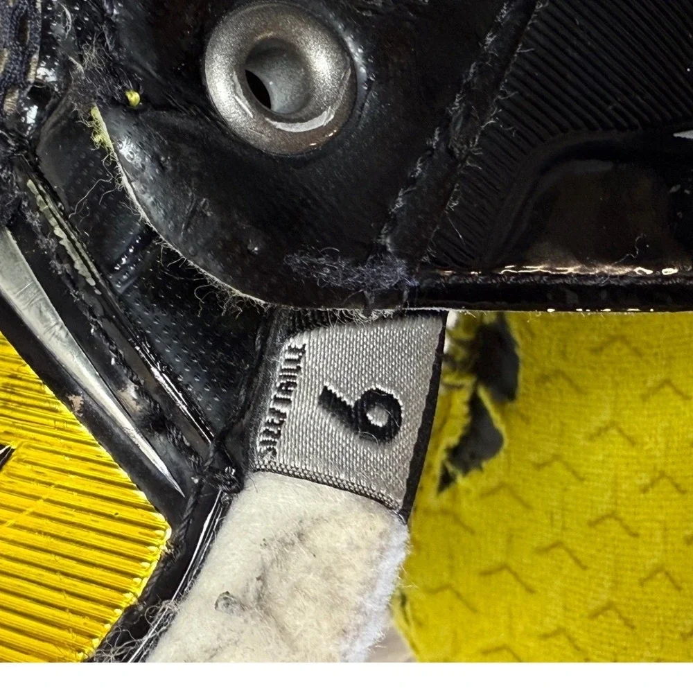 Bauer Supreme S53 Hockey Skates Size 6 Black Yellow‎